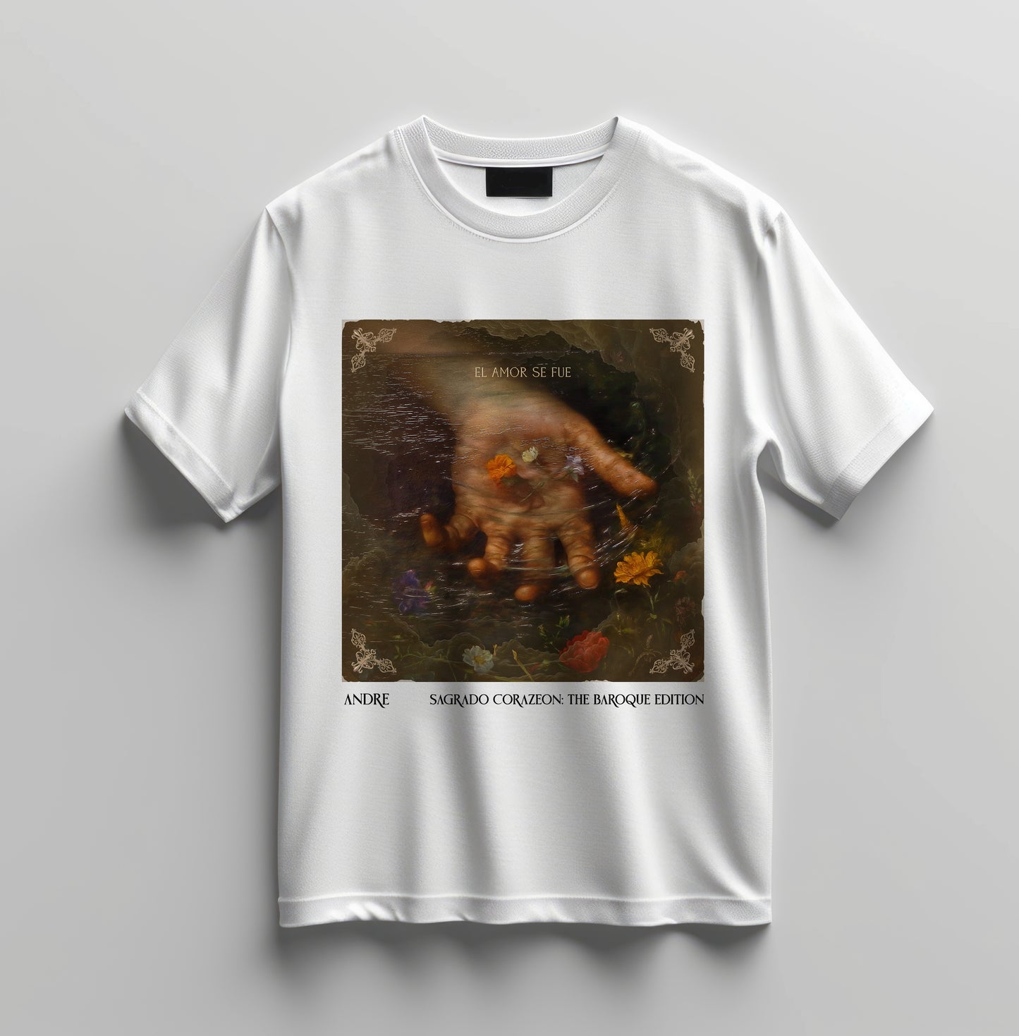 Camiseta El Amor Se Fue: Sagrado Corazón: The Baroque Edition